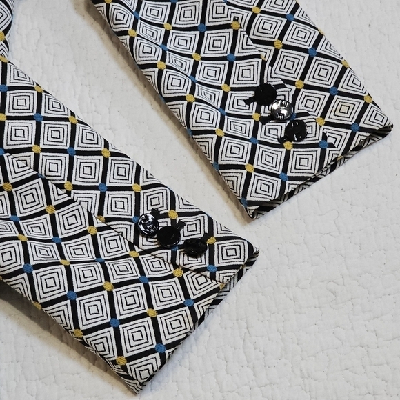 Nine West Geometric Patterned Blazer - Picture 6 of 10